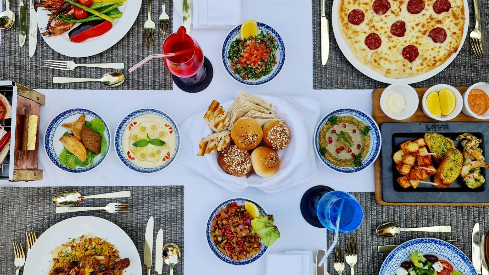 Souq Al Wakra Hotel Qatar By Tivoli Al Wakrah Dış mekan fotoğraf Israeli cuisine