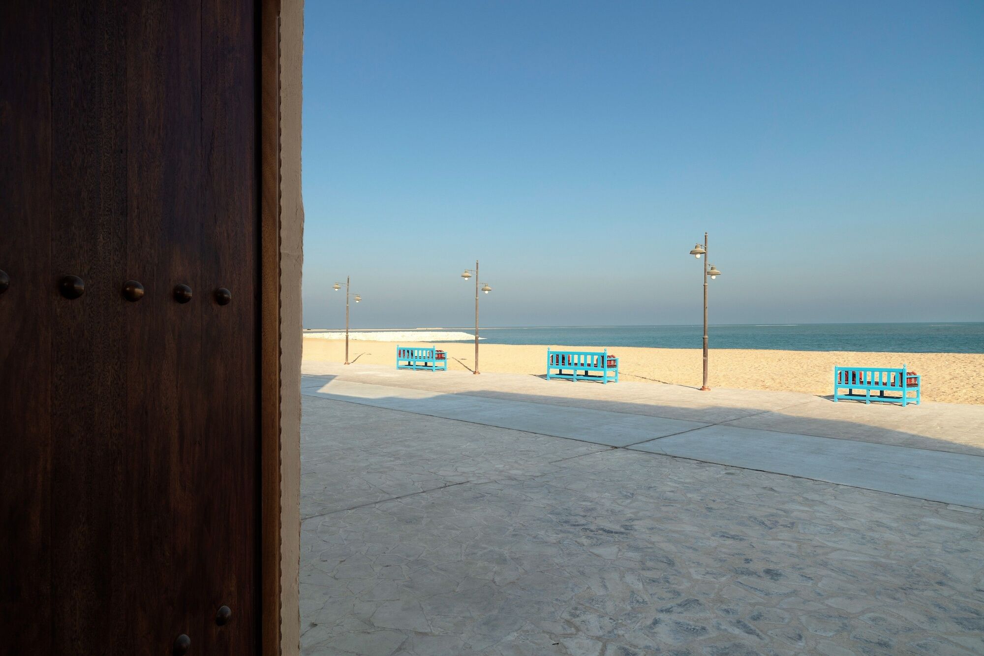 Souq Al Wakra Hotel Qatar By Tivoli Al Wakrah Dış mekan fotoğraf View of the beach from the train